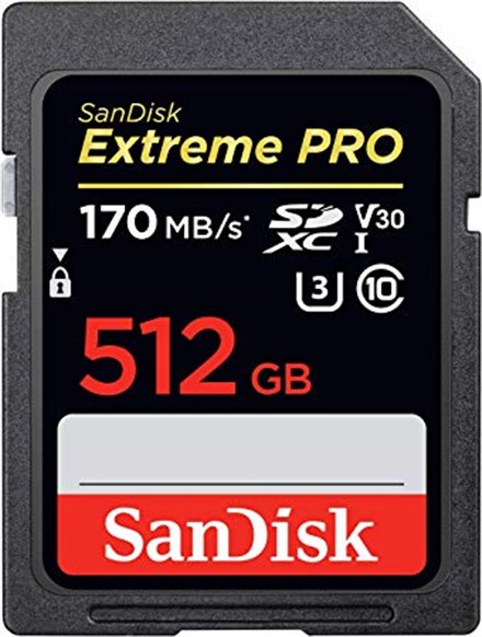 512GB SD KART 170Mb/s EXT PRO C10 SANDISK SDSDXXY-512G-GN4IN